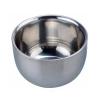 AnHua Men's Durable Shave Soap Cup Shinning Double Layer Stainless Steel Heat Insulation Smooth Shaving Mug Bowl view 1