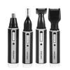 4 in 1 Rechargeable Hair Trimmer Electric Shaver 360 Degree Rotating Wet Dry Use with Vacuum Cleaning System for Nose Ear Beard Sideburn Eyebrow Underarms view 1