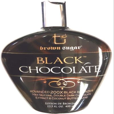 Black Chocolate 200x Black Bronzer Indoor Tanning Bed Lotion By Tan Inc 400ml (13.5 Oz) by TAN