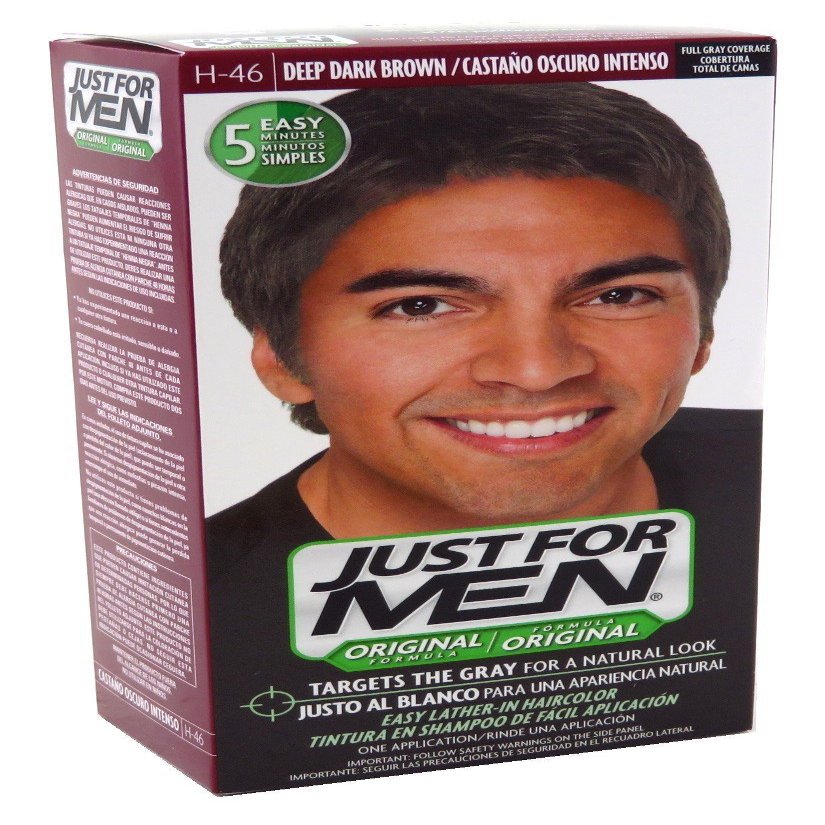 Just For Men Shampoo In #H-46 Haircolor Deep Dark Brown (2 Pack)