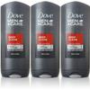 Dove Men+Care Body and Face Wash, Deep Clean, 13.5 Ounce (Pack of 3) view 1