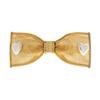 1928 Jewelry Mesh Bow With Hearts 3.50 Inch Hair Barrette Clip For Women, (1 Pcs) view 1
