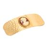 1928 Jewelry Carnelian Faux Cameo 3.75 Inch Hair Barrette Clip For Women, (1 Pcs) view 1