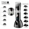 Hatteker Cordless Hair Trimmer Pro Hair Clippers Beard Trimmer for Men Haircut Kit Cordless USB Rechargeable Waterproof view 3
