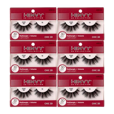 i-Envy 3D Glam Collection Multi-angle & Volume (6 PACK, KPEI13)