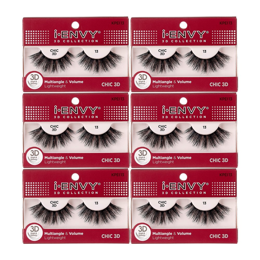 i-Envy 3D Glam Collection Multi-angle & Volume (6 PACK, KPEI13)