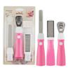 3-in-1 Pink Professional Foot Calluses Remover Shaver Tool Pedicure Care Tool with 10 Blades view 1