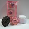 Bath Bomb Products - Bubble Bath Truffles: Raspberry Boom 3 Pack Bath Truffles, 10 oz Raspberry Salt Scrub, Pumice Stone by Dead Sea Spa Care, Bubble Bath, Bubble Truffles, Bath Truffle view 1