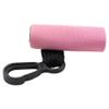 10 Clip-On Neoprene Pink Sleeve Lip Balm Holsters LIPSTICK HOLDER Key Chain view 4