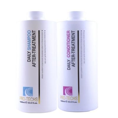 PRO-TECHS Keratin Shampoo & Conditioner For Maintenance. 33.8 oz./1L