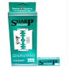 100 Sharp Hi Chromium Double Edge Razor Blades For Safety Razor - Mens Safety Razor Blades For Shaving For Men For A Smooth And Clean Shave (1 Year Supply) view 1