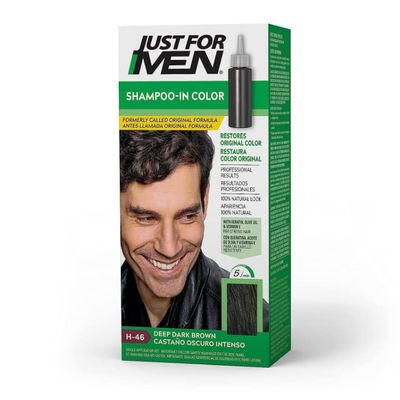 Just For Men Shampoo In #H-46 Haircolor Deep Dark Brown (3 Pack)