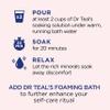 Dr Teal's Epsom Salt Magnesium Soak, Restore & Replenish with Pink Himalayan Salt, 3 lbs view 4
