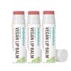 Mambino Organics Kissable Lips Glossy Vegan Lip Balm, Juicy Red Grapefruit, 7 G, 3 Pack view 1