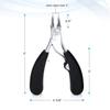 Fox Medical Equipment Toenail Clippers for Thick or Ingrown Nails  Heavy-Duty Soft-Grip Nail Nipper with Surgical-Grade Steel Blades  Professional Tool for Men, Women & Seniors view 4