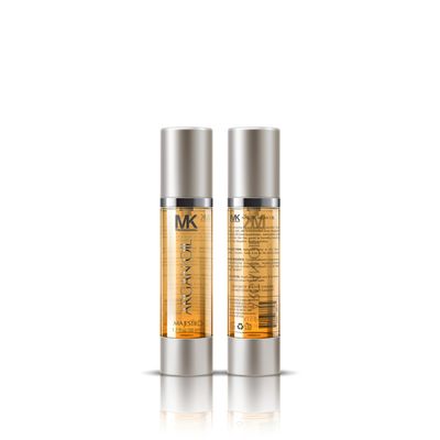 MK Professional Argan Oil for Hair, 1.7 fl oz (50ml) Pure & Natural Morocco Argan Oil by Majestic Keratin for Dry Damaged Hair, Scalp, Paraben Free - MADE IN USA
