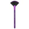 MODA Fan Makeup Brush  Soft Vegan Highlighter Brush for Gentle Powder, Shimmer & Glow Application  Cruelty-Free Synthetic Filaments view 1