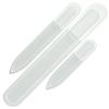 Mont Bleu Professional Set of 3 Czech Glass Nail Files - Genuine Czech Tempered Glass - Handmade Gift Set - Washable Double Sided Nail File - Etched Nail Files - Crystal Nail File for Natural Nails view 1