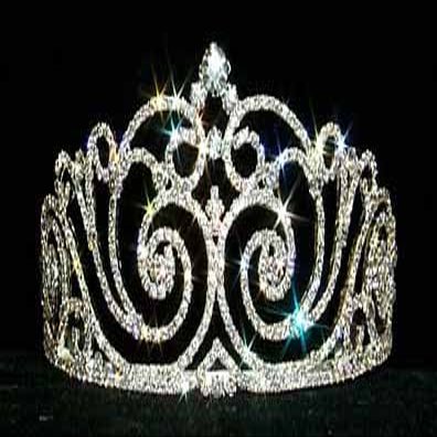 #12736 - Diamond Top Swirl Tiara