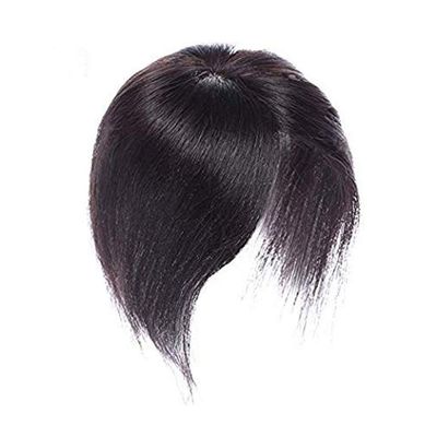 Yudit Human Hair Toppers Clip In Hair Piece For Women With Thinning Hair Natural Part Invisible Silk Base 4"*4" Replacement Long Hair Extension
