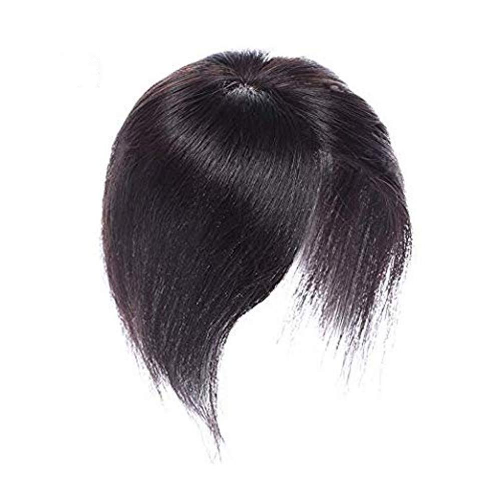 Yudit Human Hair Toppers Clip In Hair Piece For Women With Thinning Hair Natural Part Invisible Silk Base 4"*4" Replacement Long Hair Extension