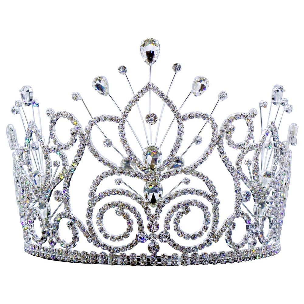#16109 - Maus Spray Crown - Crystal - 6"