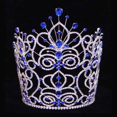 #16111 - Maus Spray Crown - Sapphire - 10"