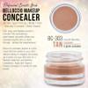 Belloccio High Definition Tan Shade Makeup Concealer 5 gram Jar view 2