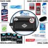 Convenience Kits International Men's Premium 15-Piece Kit wth Travel Size TSA Compliant Essentials, Featuring: Head & Shoulders Dandruff Shampoo Classic Clean and Palm Scalp Brush in Black Dopp Bag view 3