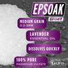 Epsoak Sport: Recovery Epsom Salt Soak for Athletes  Fast-Dissolving Magnesium Sulfate with Lavender Essential Oil  Soothe Muscles, Relieve Aches & Support Post-Workout Recovery  5 lbs, Made in USA view 2