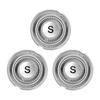 SweetLF 3 Pcs Replacement Shaver Head Blade Cutters IPX7 Waterproof Electric Razor Wet & Dry 3D Mens Rotary Shaver SW-BC09 view 1
