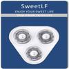 SweetLF 3 Pcs Replacement Shaver Head Blade Cutters IPX7 Waterproof Electric Razor Wet & Dry 3D Mens Rotary Shaver SW-BC09 view 2