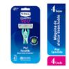 Schick Quattro You Sensitive Piece Of Mind Disposable Razor For Women, 4 Count view 2