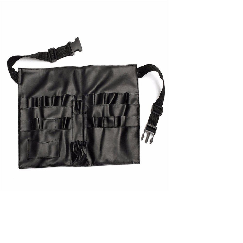 Cameo Cosmetics Professional Vinyl Makeup Apron with Makeup Artist Brush Belt, Light Weight