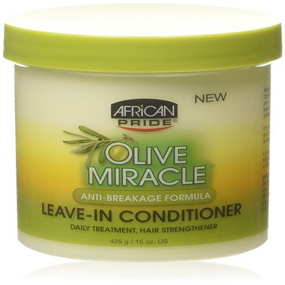 African Pride Olive Miracle Leave-in Conditioner, 15 Ounce
