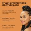 African Pride Black Castor Miracle Hair & Scalp Sealing Oil  Hair Oil with Black Castor, Tea Tree & Soybean Oil for Moisture Lock, Scalp Relief & Growth Support | 6oz view 2
