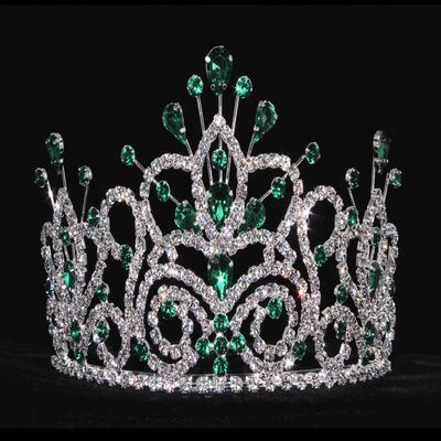 #16107 - Maus Spray Crown - Emerald - 4"