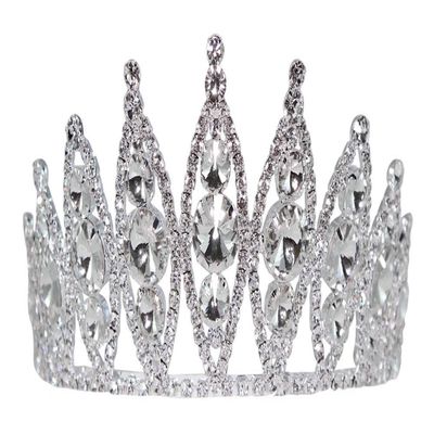 #15740 Rivoli Rays Tiara - 3" Tall