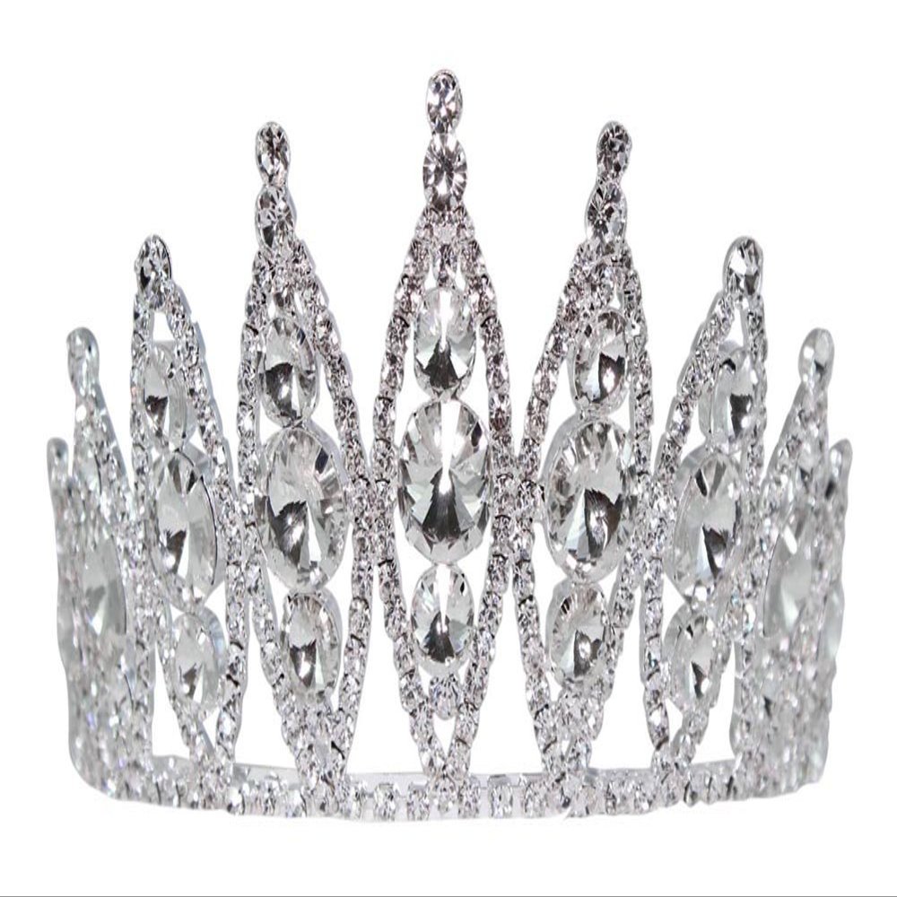 #15740 Rivoli Rays Tiara - 3" Tall