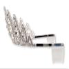 #15740 Rivoli Rays Tiara - 3" Tall view 2