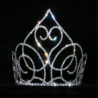 #15141 - Swooning Heart Tiara - 5"