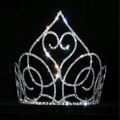 #15141 - Swooning Heart Tiara - 5"