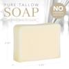 Natural Tallow Bar Soap for Men and Women, 4 oz - Handmade Soap Bar for Sensitive Skin to Help Relieve Symptoms of Eczema - Unscented Body Soap for Adults, Kids with No Additives, Palm Oil-Free view 2