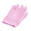 AnHua Gel Cotton Moisturizing Gloves, Half Finger Touch Screen Gloves, Moisturizing Vitamin and Oil Infused, Against Dry Hard Cracked and Rough Hands Fingers, Color Pink view 3