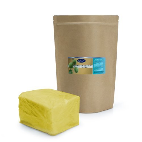 HalalEveryDay 3 Lbs of Raw Unrefined Shea Butter Grade A From Ghana