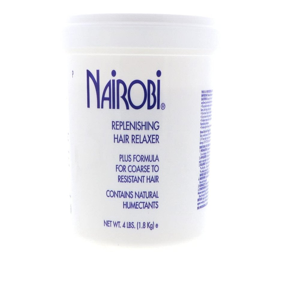 Nairobi Replenishing Hair Relaxer Plus Formula for Coarse To Resistant Hair Unisex Relaxer, 64 Ounce by Nairobi