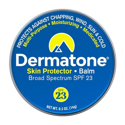 Dermatone Skin Protector Balm | Sun, Wind, Cold, Chapping & Frostbite Protection | Face and Lip Balm SPF23 | Moisturize & Repair Dry Skin | Barrier Cream | 0.5oz