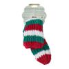Earth Therapeutics Cozy Socks with Shea Butter - Red + Green Stripe view 4