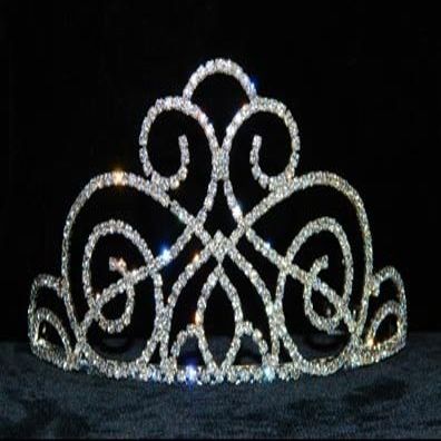 #15588 Victorian Class Tiara - 3"