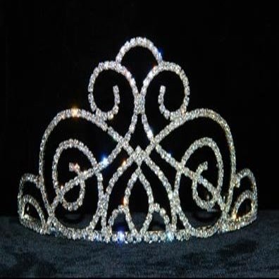 #15588 Victorian Class Tiara - 3"